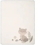 Biederlack Babydecke 'Foxy' 75 x 100 cm Natur