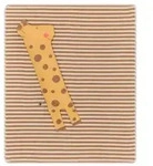 David Fussenegger Babydecke Juwel in der Puppe 'Giraffe' 70 x 90 cm Gold - Gelb