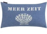 David Fussenegger Kissenh&uuml;lle Nova 'Meer Zeit' 30 x 50 cm Marine- Blau
