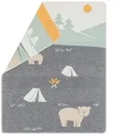 David Fussenegger Babydecke Juwel 'Camping' 70 x 90 cm Grau