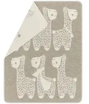 David Fussenegger Babydecke Plaid Carla 'Alpaka' 70 x 90 cm Rauch- Beige