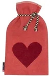 David Fussenegger W&auml;rmflasche Silvretta 'Herz' 2L 21 x 38 cm Rot