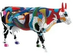 Ziv's Udderly Cool Cow - Cowparade Kuh Large