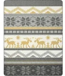 Biederlack Wohn- und Kuscheldecke 'Winter Knit' 150 x 200 cm Grau