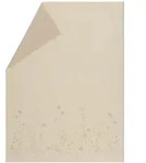 David Fussenegger Wohndecke Amber 'Pflanzen' 140 x 200 cm Rohwei&szlig;- Creme