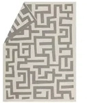 David Fussenegger Wohndecke Luca 'Labyrinth' 140 x 200 cm Grau