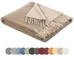 Biederlack Kaschmirplaid Uni 150 x 200 cm - Mehrere Farben (Farbe: Jeans -...