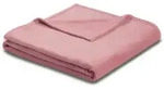 Biederlack Wohn- und Kuscheldecke 'Soft & Cover' 150 x 200 cm Altrosa