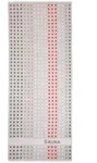 Dyckhoff Saunatuch Liegetuch 'Karo' 80 x 200 cm Silber - Hellgrau