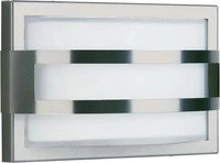 Albert 696180, Albert Wand-/Deckenleuchte Typ 6180, Edelstahl