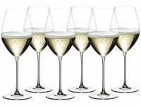 Riedel 5449/28-22, Riedel Veritas Champagne Wine Glass Set6
