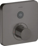 Axor ShowerSelect Thermostat abgerundet f&uuml;r 1 Verbraucher Unterputz - Brushed Black
