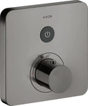 Axor ShowerSelect Thermostat abgerundet f&uuml;r 1 Verbraucher Unterputz - Polished Black