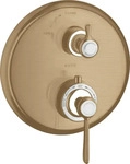 Axor Montreux Thermostat mit Absperrventil Unterputz mit Hebelgriff - Brushed...