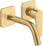 Axor Citterio M Einhebel-Waschtischmischer Unterputz Ausladung 167 mm - Brushed Gold