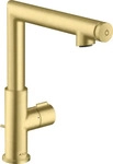 Axor Uno Waschtischmischer Select 220 mit Zerogriff mit Zugstangen-Ablaufgarnitur -