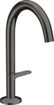 Axor One Waschtischmischer Select 170 mit Push-Open Ablaufgarnitur Ausladung 140 mm -