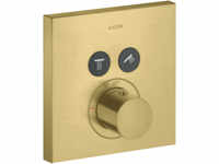 Axor ShowerSelect Thermostat eckig für 2 Verbraucher Unterputz - Brushed Brass...