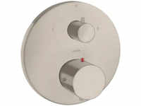 Axor Starck Thermostat Unterputz mit Ab- und Umsperrventil - Brushed Nickel -