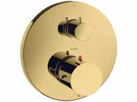 Axor Starck Thermostat Unterputz mit Ab- und Umsperrventil - Polished Gold...