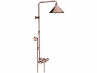 Axor Showers Showerpipe 240 2jet mit Thermostat und Kopfbrause - Polished Red Gold -