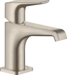 Axor Citterio E Einhebel-Waschtischmischer 90 mit Hebelgriff - Brushed Nickel -