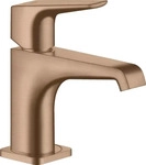 Axor Citterio E Einhebel-Waschtischmischer 90 mit Hebelgriff - Brushed Red Gold...
