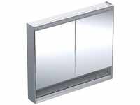 Geberit ONE Vorbau-Spiegelschrank mit Nische 2 Türen mit Beleuchtung 1050 x 900 x