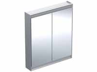 Geberit ONE Vorbau-Spiegelschrank 2 Türen mit Beleuchtung 750 x 900 x 150 mm -