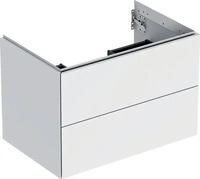 Geberit ONE Waschtischunterschrank mit 2 Schubladen 740 x 504 x 470 mm - Wei&szlig;...