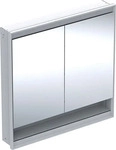 Geberit ONE Einbau-Spiegelschrank mit Nische 2 T&uuml;ren mit Beleuchtung 900 x 900...
