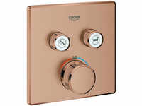 Grohe Grohtherm SmartControl Thermostat mit 2 Absperrventilen Design eckig -...