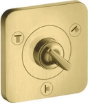 Axor Citterio E Ab- und Umstellventil Trio/Quattro Unterputz - Brushed Brass -