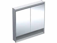 Geberit ONE Einbau-Spiegelschrank mit Nische 2 Türen mit Beleuchtung 900 x 900 x 150