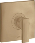 Axor Citterio Einhebel-Brausemischer Unterputz mit Hebelgriff - Brushed Bronze -
