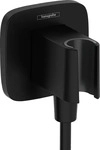 Hansgrohe FixFit Q Wandanschluss mit Brausehalter - Mattschwarz - 26887670