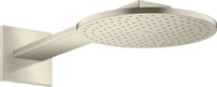 Axor Showersolutions Kopfbrause 250 1jet rund mit Brausearm Aufputz - Brushed...