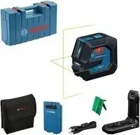 Bosch Professional Linienlaser GLL 20-22 G mit 1x Akku 3 Ah, Tasche & USB-C-Kabel -