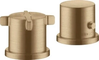 Axor Citterio E 2-Loch Wannenrandarmatur mit Thermostat - Brushed Bronze -...