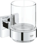 Grohe Start Cube Glas mit Halter - Chrom - 41097000