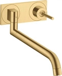 Axor Uno 2 Einhebel-K&uuml;chenmischer Unterputz - Brushed Gold Finish - 38815250