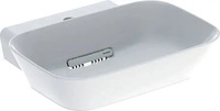 Geberit ONE Aufsatzwaschtisch mit Hahnloch ohne &Uuml;berlauf 500 x 425 mm - Wei&szlig;...