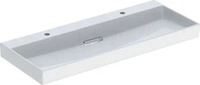 Geberit ONE Waschtisch mit 2 Hahnl&ouml;chern ohne &Uuml;berlauf 1200 x 484 mm - Wei&szlig; /