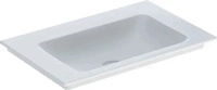 Geberit ONE M&ouml;belwaschtisch ohne Hahnloch ohne &Uuml;berlauf 750 x 480 mm - Wei&szlig; mit