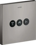 Axor ShowerSelect Absperrventil eckig f&uuml;r 3 Verbraucher Unterputz - Polished...