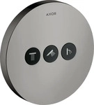 Axor ShowerSelect Absperrventil rund f&uuml;r 3 Verbraucher Unterputz - Polished...