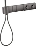 Axor Edge Thermostatmodul f&uuml;r 4 Verbraucher Unterputz - Polished Black Chrome