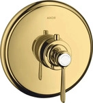 Axor Montreux Thermostat HighFlow Unterputz mit Hebelgriff - Polished Gold Optic -