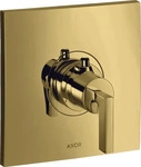 Axor Citterio Thermostat HighFlow Unterputz mit Hebelgriff - Polished Gold...