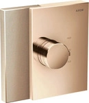 Axor Edge Thermostat HighFlow Unterputz - Polished Red Gold (Diamantschliff) -